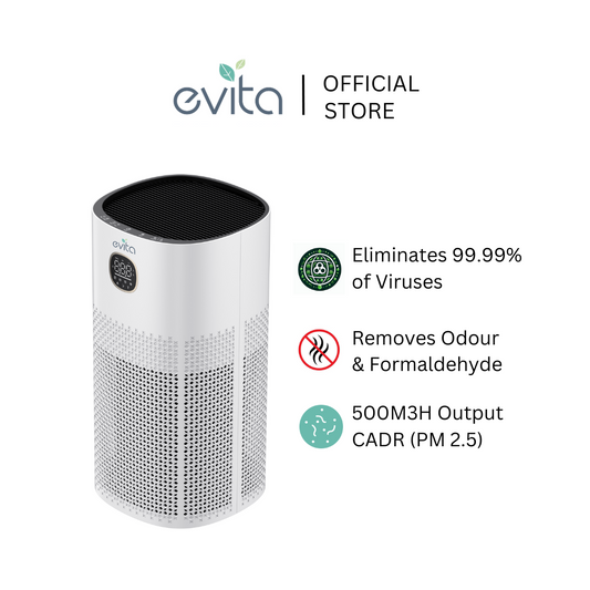 EVITA A6 Aerem White Air Purifier - WIFI Enabled / Smart App Control