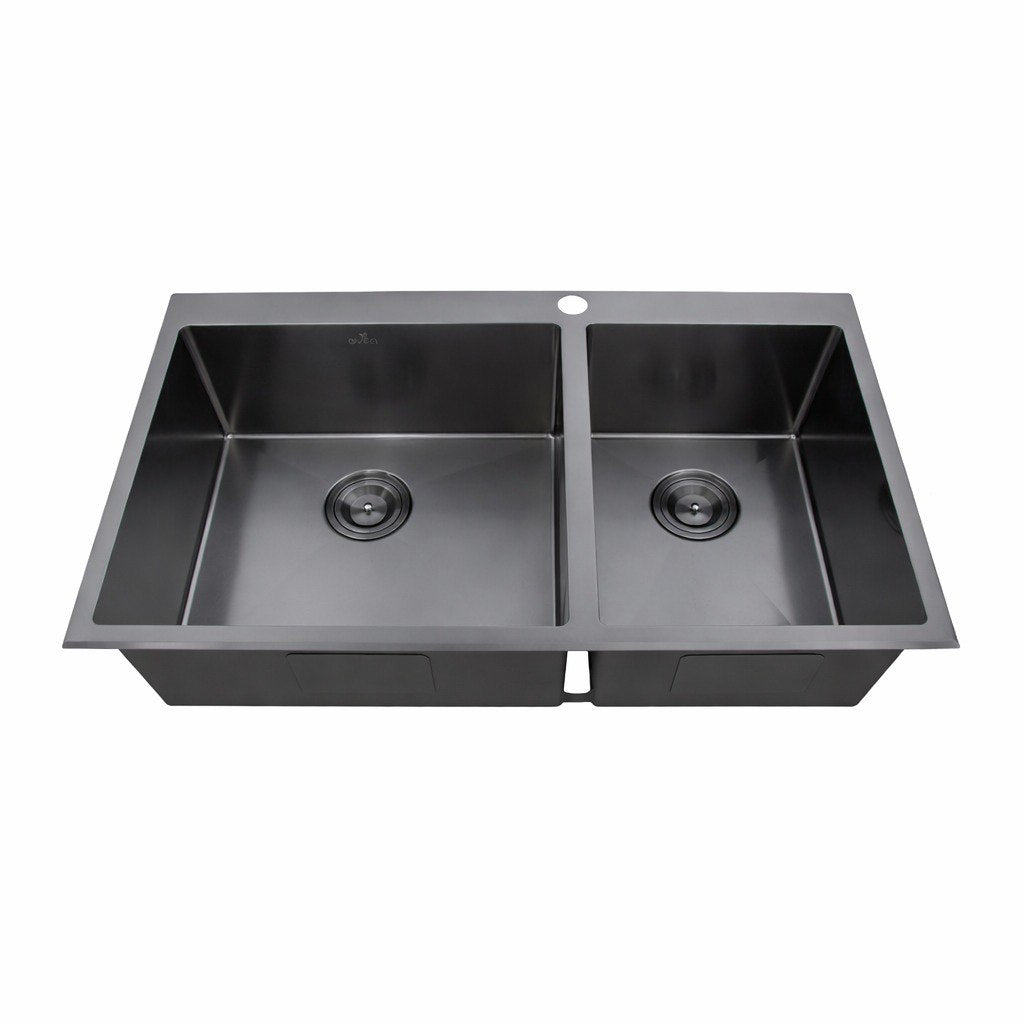 EVITA EKS-DT48 | 480mm + 310mm SUS316 Top Mount Double Bowl Kitchen Sink