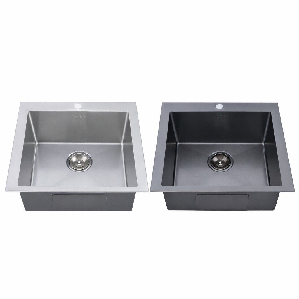 EVITA EKS-ST58 | 580mm SUS316 Top Mount Single Bowl Kitchen Sink