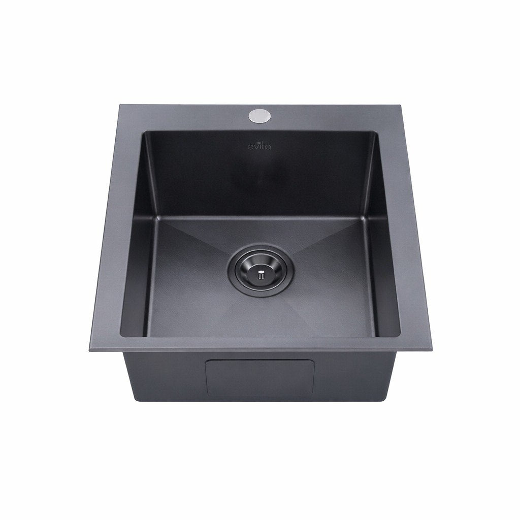EVITA EKS-ST38 | 380mm SUS316 Top Mount Single Bowl Kitchen Sink