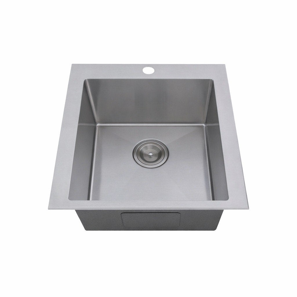 EVITA EKS-ST38 | 380mm SUS316 Top Mount Single Bowl Kitchen Sink