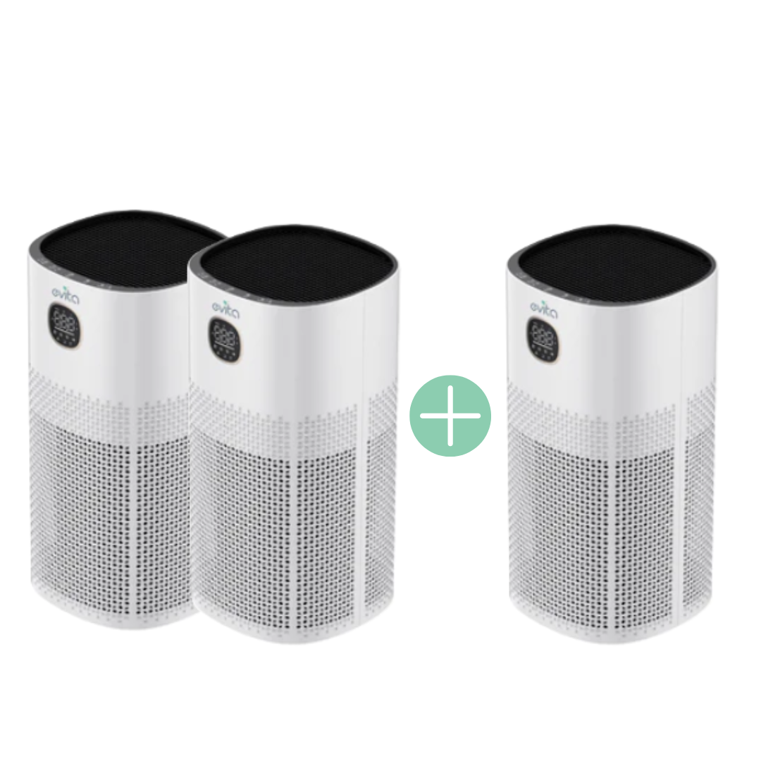 EVITA Buy 2 Get 1 Free Special Offer - 2 A6 Aerem Air Purifiers + 1 Free A6 Aerem Air Purifier