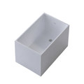 [Pre-Order] EVITA EBT-1103 120cm White Rectangular Freestanding Bathtub with Drainer