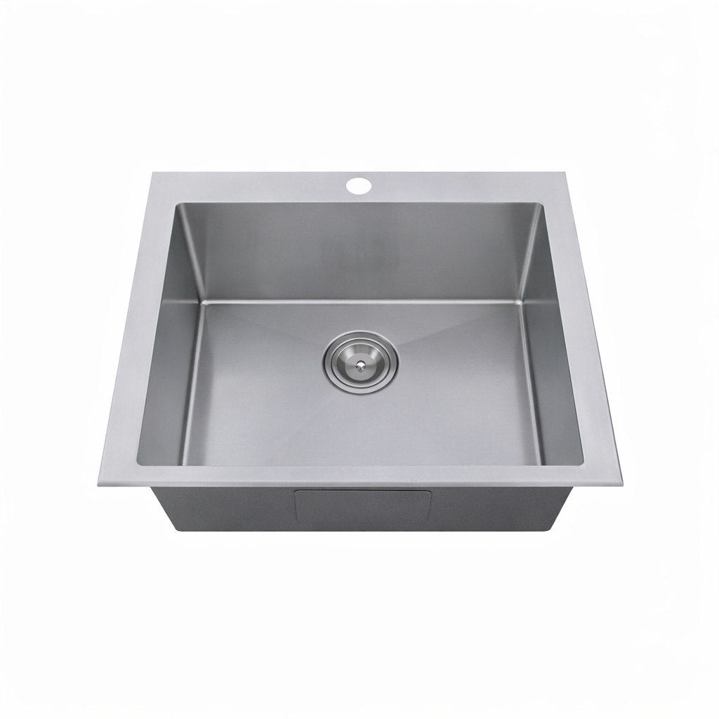 EVITA EKS-ST58 | 580mm SUS316 Top Mount Single Bowl Kitchen Sink