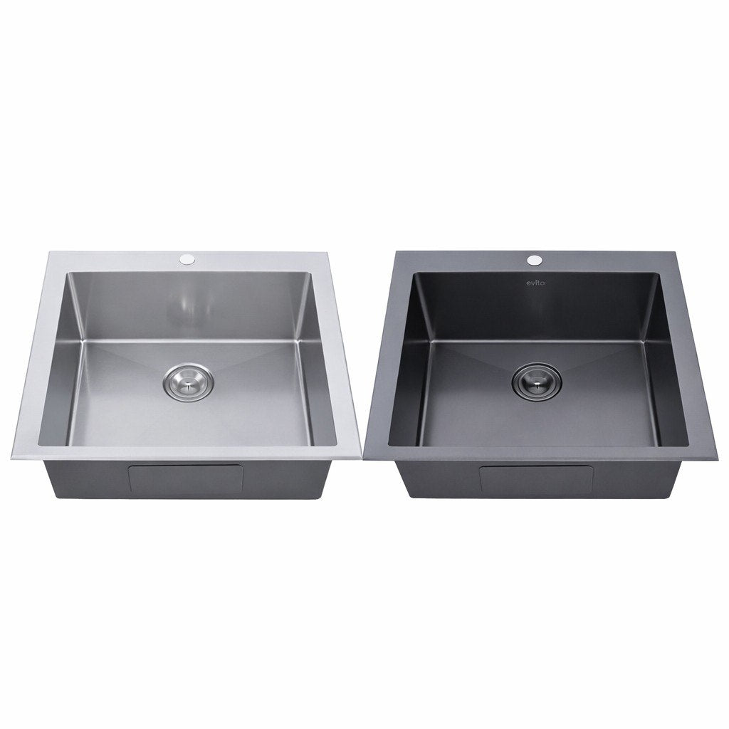 EVITA EKS-ST68 | 680mm SUS316 Top Mount Single Bowl Kitchen Sink