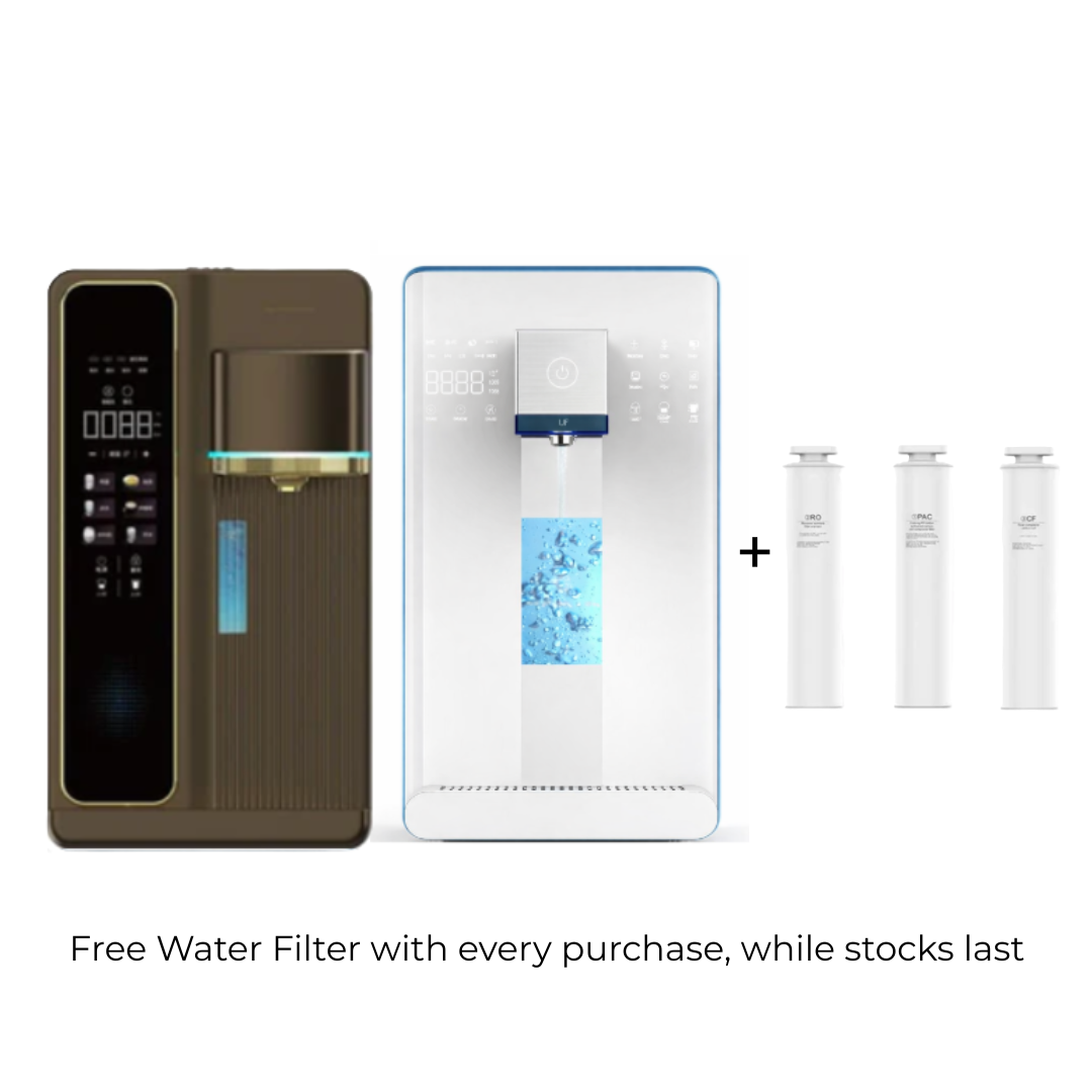 EVITA W19/W25 PuraStream/PuraGold Hydrogen-Enriched Table Top Water Purifier | 6-Stage Temperature Control, UVC Sterilisation, Easy to Clean