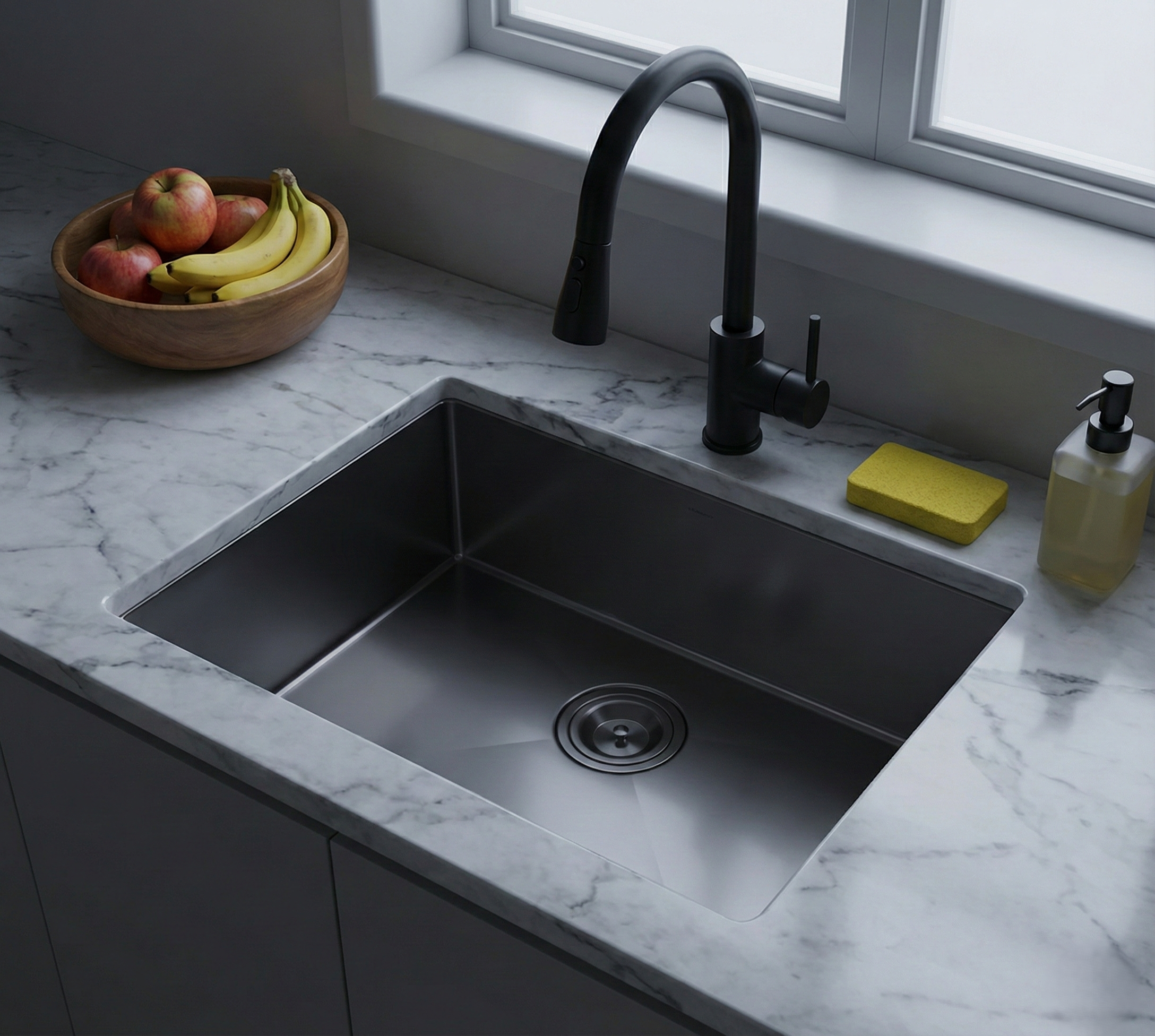 EVITA EKS-SU48 | 480mm SUS316 Undermount Single Bowl Kitchen Sink