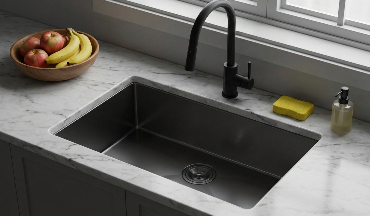 EVITA EKS-SU78 | 780mm SUS316 Undermount Single Bowl Kitchen Sink