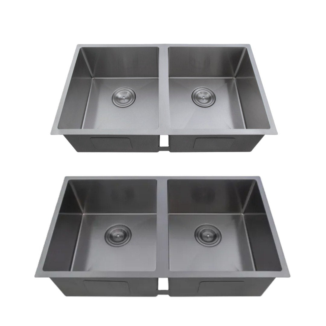 EVITA EKS-DU36 | 360mm + 360mm SUS316 Undermount Double Bowl Kitchen Sink