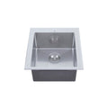 EVITA EKS-ST38HC | 380mm SUS316 Honeycomb Top Mount Single Bowl Kitchen Sink