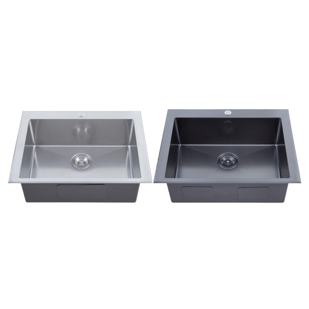 EVITA EKS-ST58HC | 580mm SUS316 Honeycomb Top Mount Single Bowl Kitchen Sink