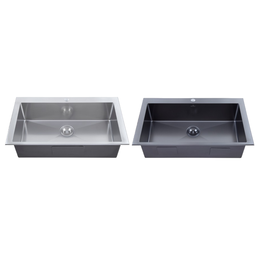 EVITA EKS-ST78HC | 780mm SUS316 Honeycomb Top Mount Single Bowl Kitchen Sink